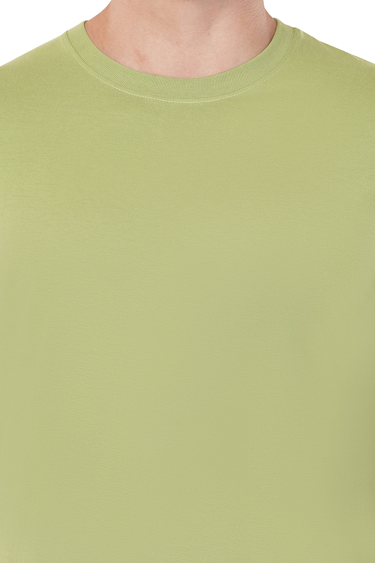 studtbh men's regular solid Kiwi Green T-Shirt - pure cotton Premium Ring spun Super Combed Bio Washed tshirt - STUDTBH