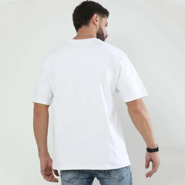 Men's Solid 240 GSM Oversized T-Shirt | Pure Cotton