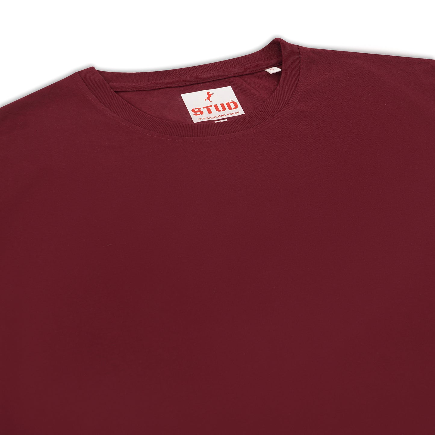 Classic Maroon T-Shirt - 100% Cotton Ring spun Super Combed Bio Washed