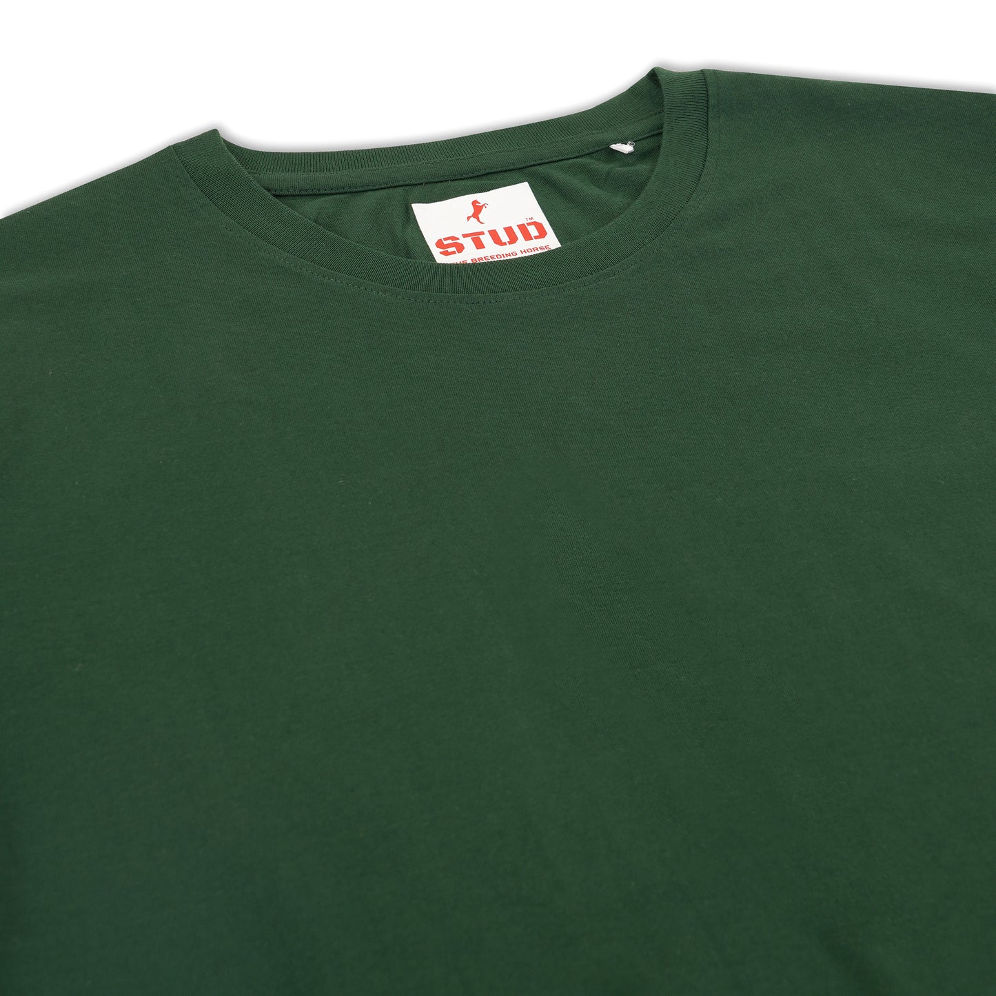 Bottle Green T-Shirt - 100% Cotton Ring spun Super Combed Bio Washed