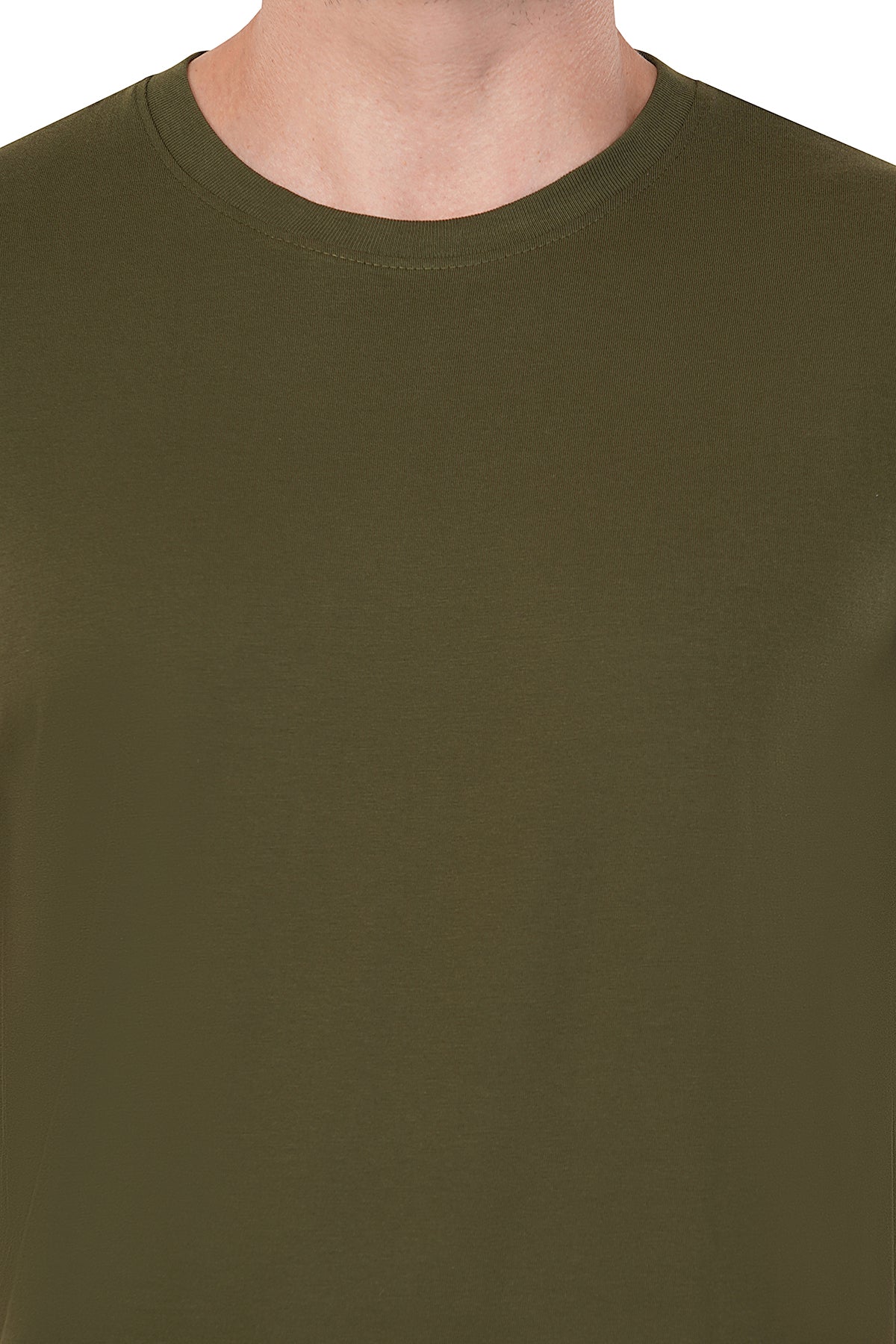 Olive green 100% Cotton Ring Spun Super combed Bio Washed Premium cotton tshirt