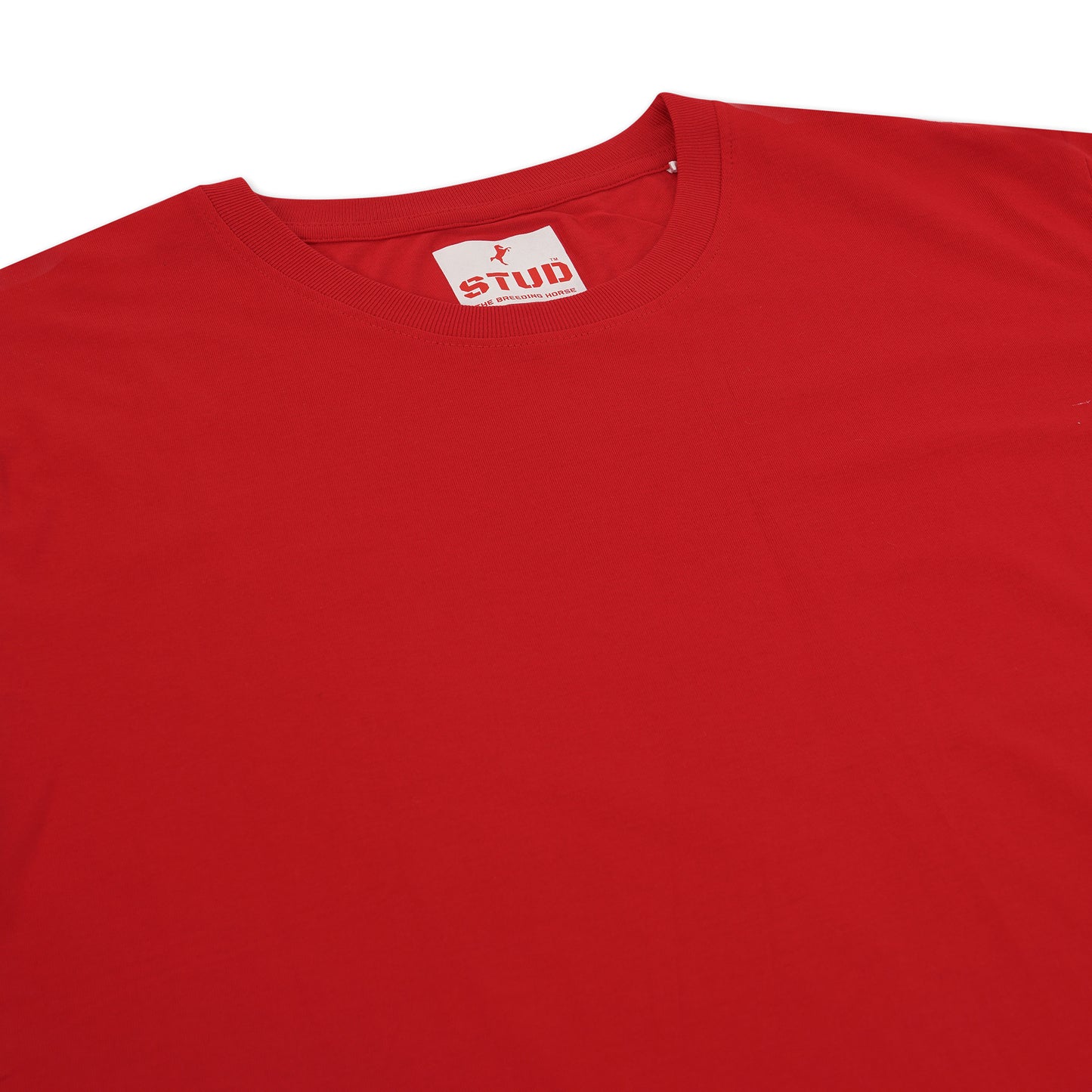 Classic Red 100% Cotton T-shirt Ring spun Super Combed Bio Washed 160 GSM Premium Cotton Tshirt